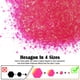 thumbnail image 2 of Purpurina gruesa Craft Glitter Ceya, rosa vibrante, 140 g/4,9 onzas, 2 of 6