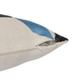 thumbnail image 6 of LR Home Ivory/Blue Contemporary Geometric Hand-Woven Throw Pillow Cover, 6 of 7