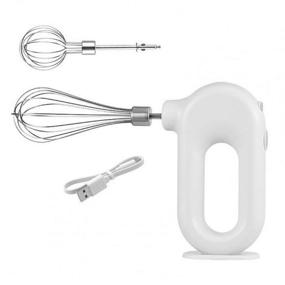 Batidor de crema de huevo eléctrico, batidor de crema de cocina automático ajustable de mano, batidora de mantequilla, agitador, herramientas Herramientas y accesorios para hornear Blanco 2 varillas Advancent HA007445-06B