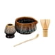 thumbnail image 2 of Juego de té matcha Cuenco para matcha con Juego de herramientas para hacer té hechas a mano Batidor de matcha de bambú japonés Kit para Dorado, 2 of 9