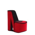 thumbnail image 1 of ORE International Boîte à Bijoux de 9 Pouces de Haut avec Rangement Caché, Design à Talons Hauts, Velours Rouge, 1 of 5