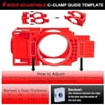 thumbnail image 5 of Door Lock Installation Kit,Door Hole Drilling Kit for Wooden Doors,Door Lock Hole Saw Door Knob Inst, 5 of 5