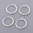 thumbnail image 1 of 4 Set S925 Plata de ley Charm Pendiente Rebordear Aro , Plata, 10mm Macarena Pendientes Dangle Drop Pendant, 1 of 8