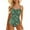 Line Flower, variant on Zando One Piece Swimsuits for Women Tummy Control Bathing Suit Vintage Square Neck Women's Swimwear Army Green L
