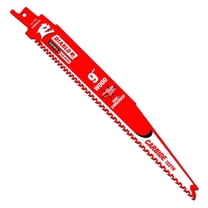 Diablo Demo Demon Reciprocating Saw Blades with Carbide Teeth for Nail-Embedded Wood - Variable Tooth Design, 5/7 TPI, 9" Length, 10-Pack - DS0906CWS10 CA2