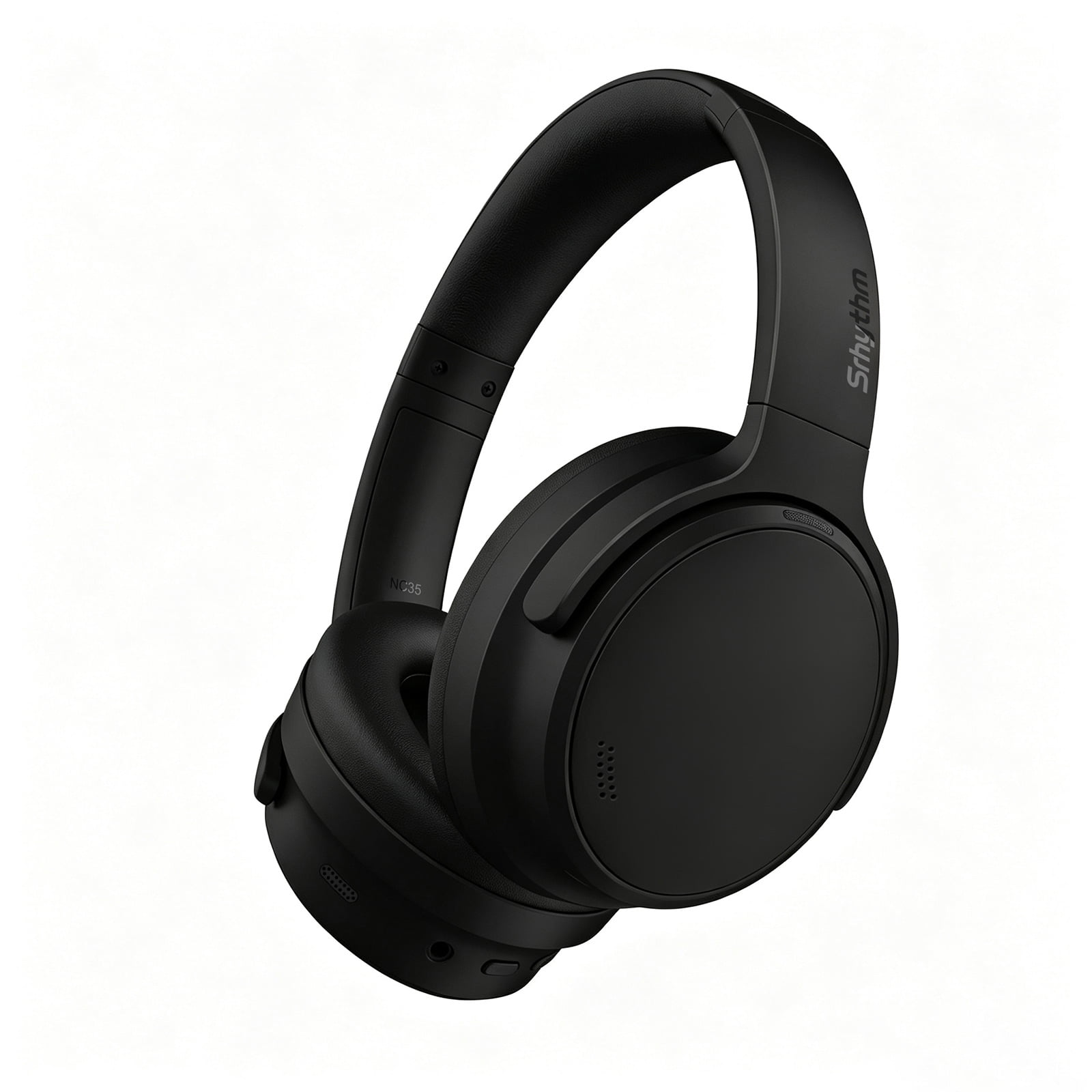 Srhythm Nicecomfort 35 (2nd Gen) Hybrid Noise Cancelling Headphones,Bluetooth 6.0, 5Microphones with ENC, Transparency, Spatial Audio, 140H Playtime, Low Latency, Custom EQ via App