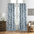 thumbnail image 3 of Elrene-Avalon Botanical Print Blackout Window Curtain52x95-Linen, 3 of 5