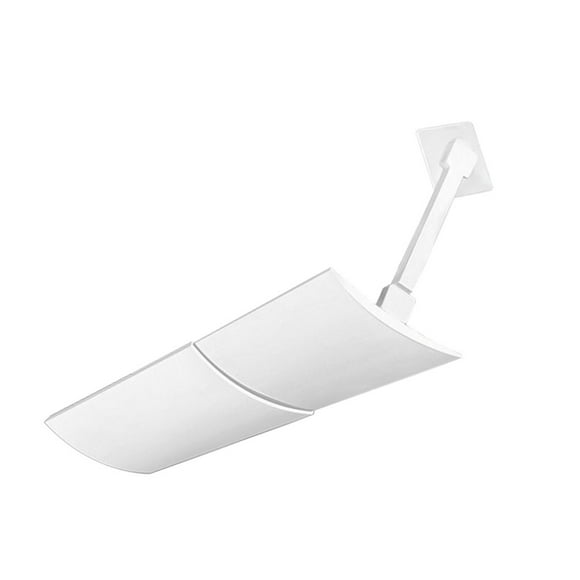 Bewildely Deflector de aire acondicionado, juego de deflector de viento antidirecto para parabrisas de aire acondicionado ajustable, engrosado Suministros térmicos Lustroso