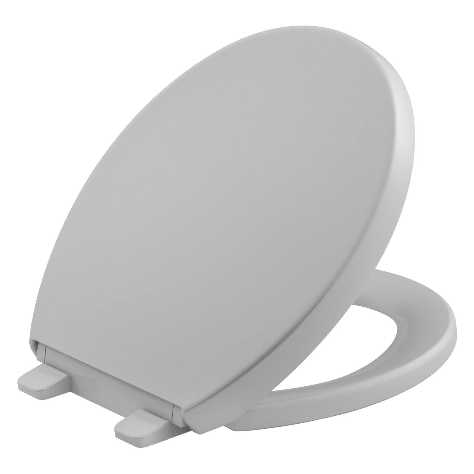 Kohler Reveal Quiet Close Round Toilet Seat with Grip Tight Bumpers