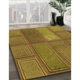thumbnail image 2 of Ahgly Company Indoor Square Patterned Dark Bronze Brown Area Rugs, 7' Square, 2 of 6