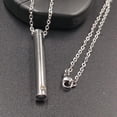 thumbnail image 5 of Urn Necklaces for Ashes Stainless Steel Cylinder Urn Necklace for Women Men Pet Human Ashes Memorial Remembrance Necklace Perfume Blood Bottle Pendant Holder Keepsake Jewelry, 5 of 14