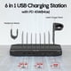 thumbnail image 2 of Estación de carga USB-C de Unitek, 60 W, 6 puertos, base de carga rápida, 2 of 7