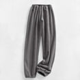 thumbnail image 6 of SwiftWear Women's Coral Fleece Thermal Lounge Pants with Elastic Waist, Plush Fleece-Lined Sleepwear for Winter, Cozy Home Wear Pajama Bottoms M-XL, 6 of 9
