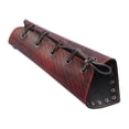 thumbnail image 1 of Brazalete de muñeca Yinane Cuero Gótico Punk Halloween Medieval Knight Cosplay Rojo, 1 of 8