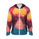 thumbnail image 1 of Fotbe Neon Sunset Cyberpunk Cityscape Chaqueta con Protección Solar UPF 50+ para Hombre y Mujer, Camisa con Capucha y Bolsillos-Medium, 1 of 7