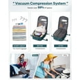 thumbnail image 4 of Vacuum Backpack for Travel, Vacuum Seal Carry on Backpack with Vacuum Compression, Vacuum Travel Backpack with Pump for Women Men Airline Approved Air Backpack Vacpack for Work College Daypack Blue, 4 of 12