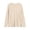 Khaki, variant on Girls Long Sleeve Shirts Ribbed Crew Neck Side Slit Blouse with Pockets Kids Fall Casual Loose Comfy Tops Trendy