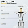 thumbnail image 3 of Bathroom Sink Stopper for 1.1-1.45 Inch, Pop Up Sink Drain Filter with Removable Stainless Steel Filter Basket Hair Catcher, for US Bathroom Sink Stopper Replacement, 3 of 7