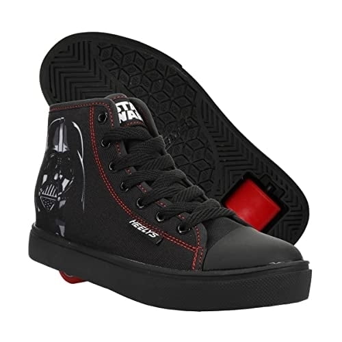 HEELYS Men's Star Wars Hustle High Top Wheels Sneaker Shoes BLACK/RED - Walmart.com
