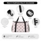 thumbnail image 4 of Disketp Heart Cat Bolsa de Viaje Tipo Duffle, Bolso de Mano para Fin de Semana para Mujer, Bolsa de Gimnasio Ligera para Hombre, Esencial para Viajes, 4 of 7