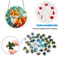 thumbnail image 6 of WKSCLPAI Acrylic Puzzles Suncatcher Window Hanging 7.4 Inch Relaxing Rainbow Prism Effect for Stress Relief Room Spa Wellness Center, 6 of 7