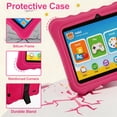 thumbnail image 4 of HDJ 7" Kids Tablet,Children Tablet with Parent Control 32GB Android 13, Bluetooth, Wi-Fi, Pink, 4 of 8