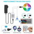 thumbnail image 2 of LED Strip Lights,32.8ft/10M RGB Color Changing Light Strip with 3528 SMD 600 LEDs 44 Key Remote & 12V Powerfor Bar Home Decoration, 2 of 6