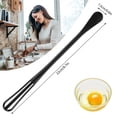 thumbnail image 4 of Chok Mini Silicone Whisk,Small Whisk Set for Mixing, Whisk, Beat, Frothing and Stirring Whisk for Coated Pots (Black), 4 of 6