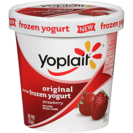 Yoplait Original Low Fat Strawberry Frozen Yogurt, 1 pt
