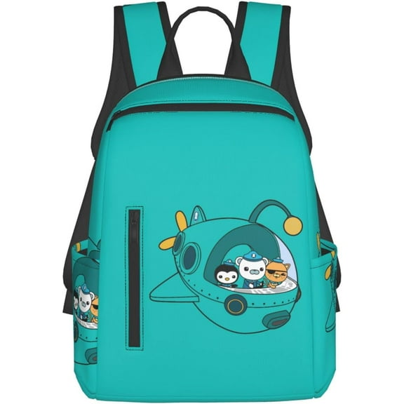 The Octonauts Shoulder Backpack Casual Rucksack Bookbag Lightweight Prints Daypack
