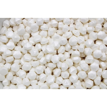 White Candy Diamond Sprinkles-8 Ounce-For Wedding or Bachellorette Parties Or Candy Stations-100% Edible Diamond Candy