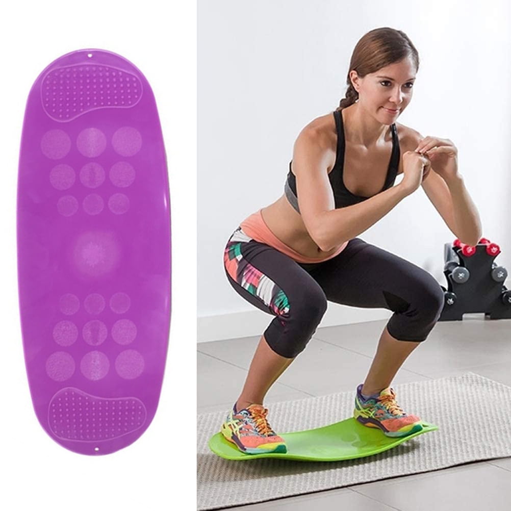 Wobble Board Simply Fit Balance Fitness Purple Board Workout As