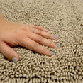 thumbnail image 4 of Mohawk Home Classic Cotton Plush Stain/Fade Resistant Non-Slip Washable Bath Mat, Taupe, 1' 5" X 2', 4 of 8