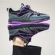 thumbnail image 5 of Zapatillas de deporte para hombre con cordones de cuero PU resistente al desgaste para primavera otoño (41) Púrpura Likrtyny Tenis De Mujer Tenis De Hombre, 5 of 8