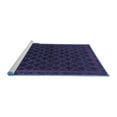 thumbnail image 2 of Ahgly Company Machine Washable Indoor Square Persian Blue Traditional Area Rugs, 6' Square, 2 of 4
