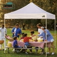 thumbnail image 3 of Eurmax 10x20 Pop Up Canopy Tent Top Cover Bonus 4PC Pack Canopy Weight Bag(Stripe Black), 3 of 3