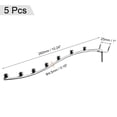 thumbnail image 2 of Unique Bargains 10 Inch Pegboard Hooks Fits 1/4 Inch Holes Pegboards Silver, 5 Count, 2 of 5