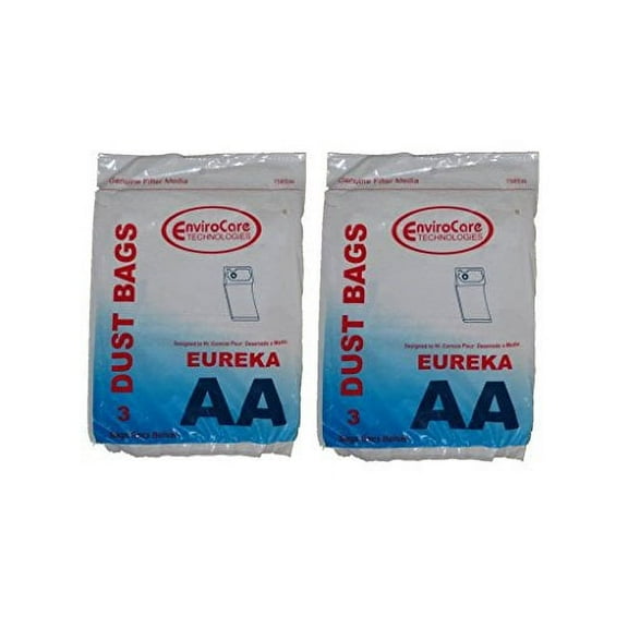 EnviroCare 6 Eureka Style AA 58623 Upright Vacuum single ply Bags Sanitaire