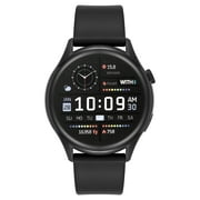 WITHit Deca Smartwatch with AMOLED 1.43 High-Definition Touchscreen Display, Black