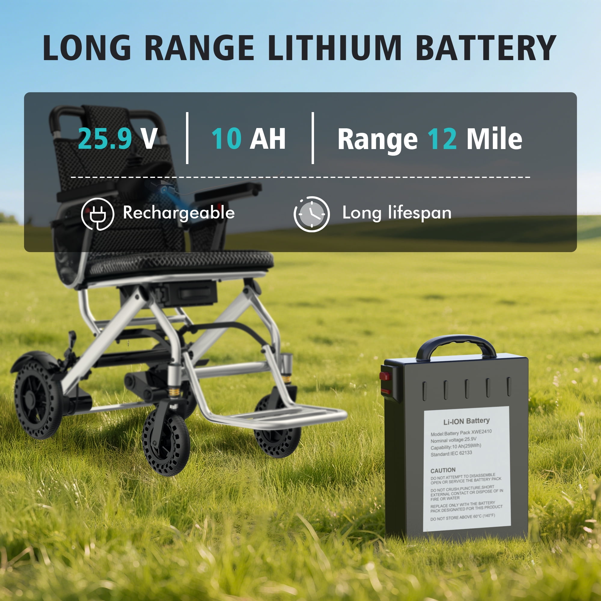 Movex 25.9V 10 Ah Replacement Lithium Battery for Electric