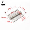 thumbnail image 1 of Bgsha 2pcs Detachable Hinge Slip Joint Flag Lift Off Detachable Door Stainless Steel, 1 of 4