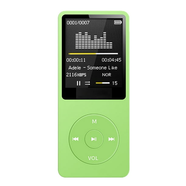 Reproductor de MP3 Matsuzay recargable Verde