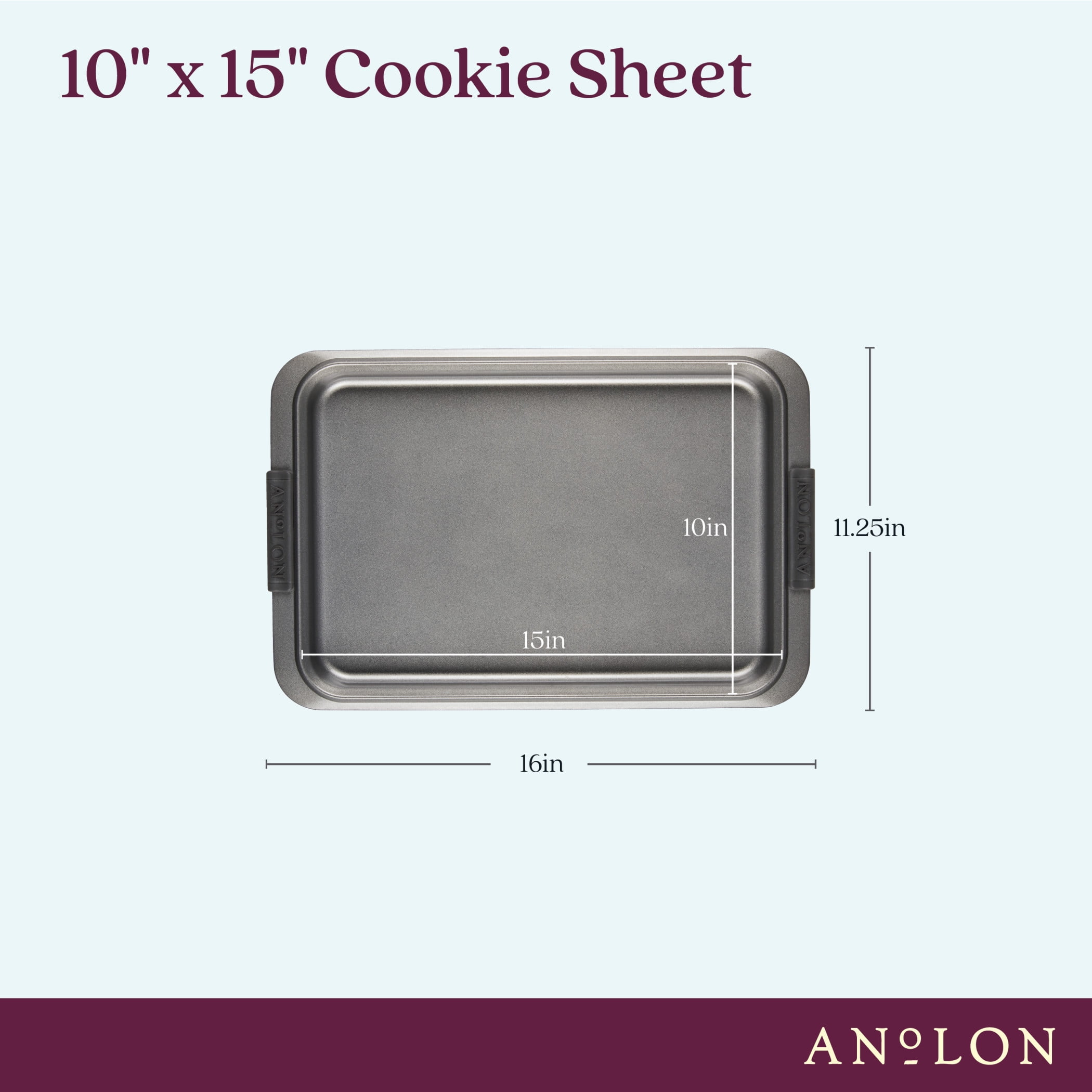 Anolon Bakeware Nonstick 10 x 15 Cookie Pan - Macy's