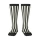 thumbnail image 1 of Balery Black And White Thick Stripes Calcetines novedosos Calcetines deportivos Calcetines hasta la rodilla Calcetines de algodón Calcetines originales y geniales, 1 of 6