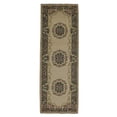 thumbnail image 5 of Rugsotic Carpets Hand Knotted Aras, Oriental Wool Runner Area Rug, Ivory,Green, 2'6''x10', 5 of 5