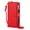 Red, variant on Dteck Crossbody Wallet Case for iPhone 17 Pro Max, Soft PU Leather Case with RFID Blocking Card Holder, Wristlet & Shoulder Strap, Zipper Purse for Women Men,Black