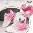 thumbnail image 3 of CZV Women's Shock Absorption Running Shoes, Breathable Mesh Lightweight Athletic Sneakers for College, Commute, Walking, Gym, Casual.Pink, 3 of 5