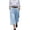 Light Blue, variant on High Waisted Wide Leg Beach Casual Capri Pants For Women Summer Flowy Relaxed Fit Pocketed Comfortable Vacation Lounge Everyday Style Breathable