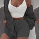 thumbnail image 2 of Conjuntos de ropa interior de 3 piezas para mujer, conjunto de 3 piezas de mangas largas lisas informales suaves de felpa Wmkox8yi  bvn2340, 2 of 6