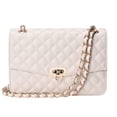 thumbnail image 1 of Bolso de hombro GM LIKKIE acolchado para mujer de piel vegana beige, 1 of 6